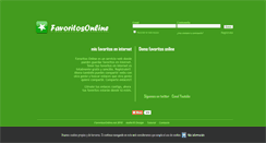 Desktop Screenshot of favoritosonline.net