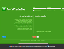 Tablet Screenshot of favoritosonline.net
